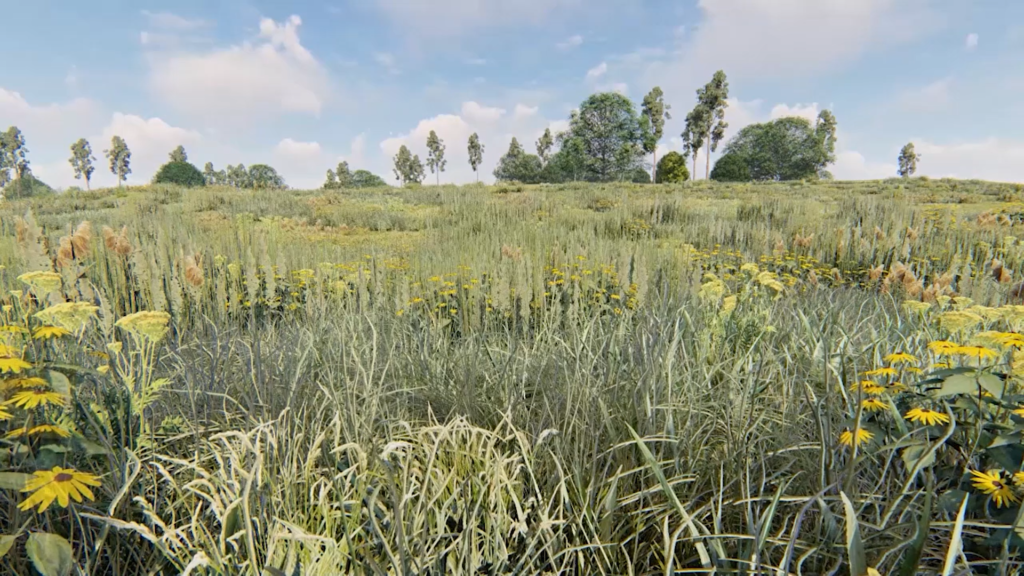 Approximately 40 acres of the near 100 acre Land Bridge and Prairie project will be converted to coastal prairie terrain. (Courtesy of Nelson Byrd Woltz)