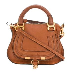 Chloé Marcie mini grained leather double carry, $1,290, available at Tootsies and tootsies.com