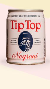 Tip Top’s Negroni, available at Total Wine & More locations or search tiptop cocktails.com