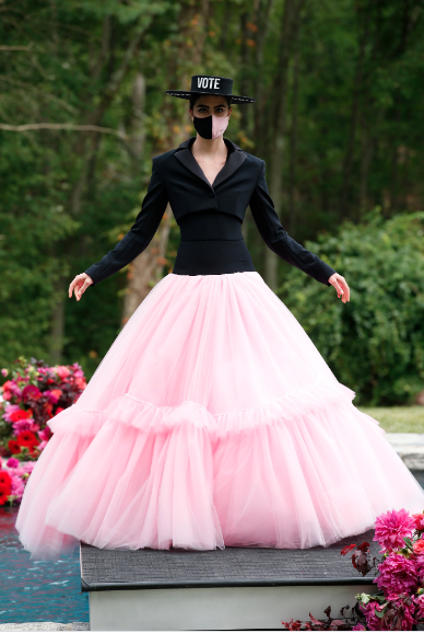 Christian Siriano pink tulle ball skirt and black jacket. (Photo courtesy of Christian Siriano)