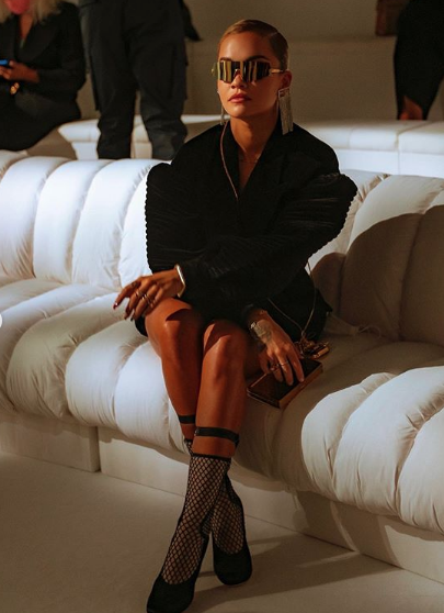 Rita Ora was on the front row at the Fendi show to kick off Milan Fashion Week. (Instagram: @ritaora)