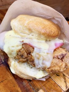 Solid Gold Fried Chicken Biscuit Sammy
