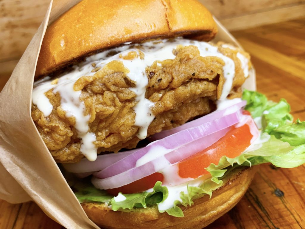 Solid Gold Fried Chicken Sandwich