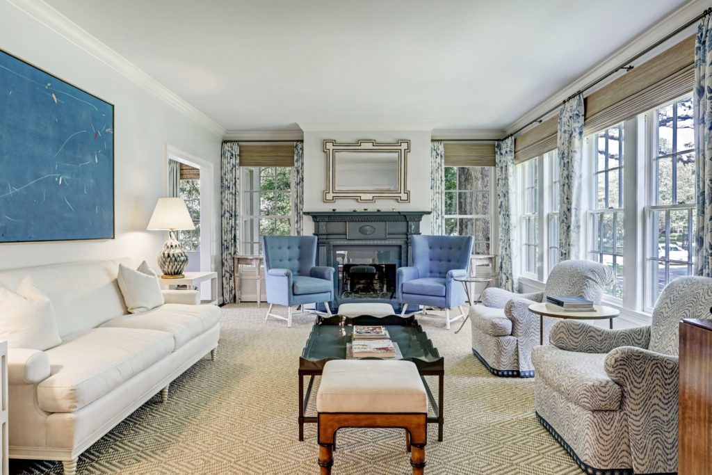 High ceilings and subtle molding give character to the home at 1902 Sunset Boulevard. (Photo by TK Images)