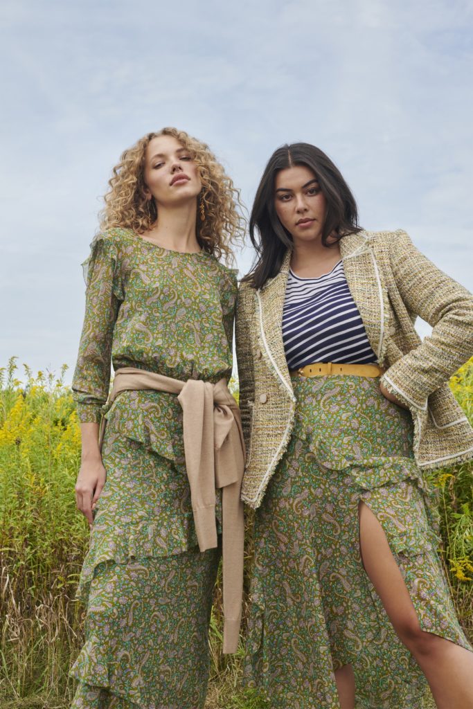 The Veronica Beard spring 2021 collection has a homey nature-inspired theme. (Photo courtesy of Veronica Beard)
