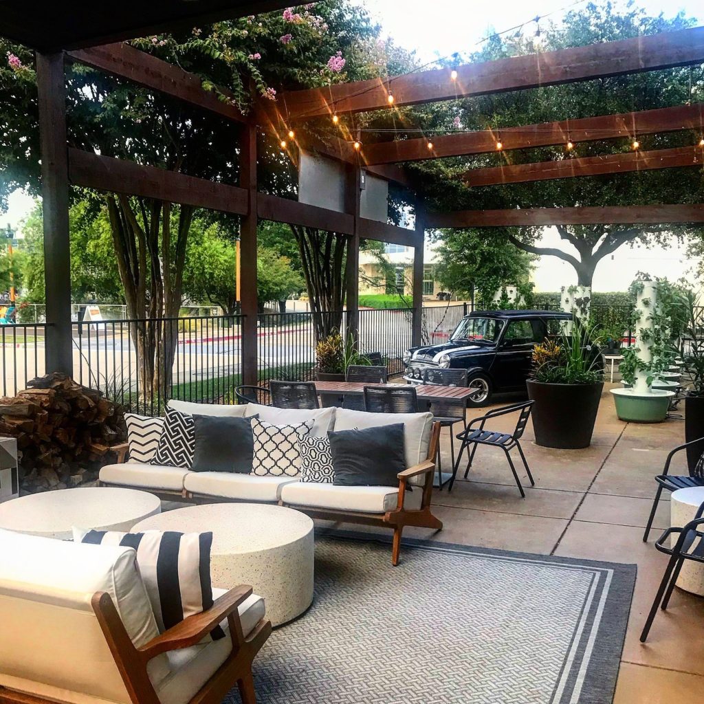 Bavette Grill boasts a classy interior and outdoor patio with hydroponic garden.