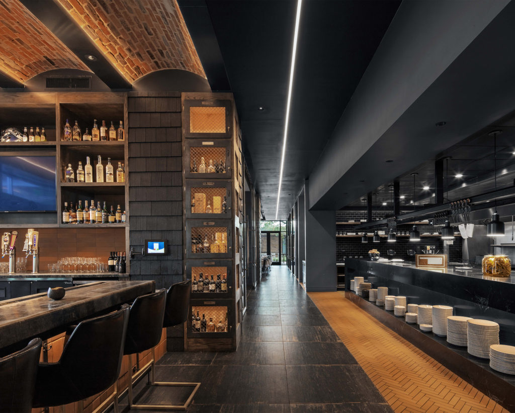 Winning Entry, Hospitality Design: Hotel, Restaurant, or Club (TIE): Porters by MaRS/Mayfield and Ragni Studio (photo by Divya Pande)