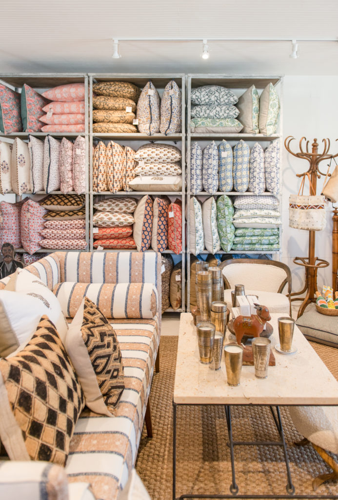 The Courtney Barton shop in Round Top features a curated collection of one-of-a-kind pieces, antique furniture, and globally sourced décor and accessories.(Photo by Natalie Lacy Lange)