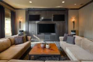 Avalon cozy media room