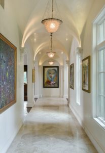 Avalon dome vaulted hallway