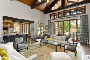 Avalon great room opens to kitchen