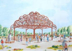 Margarita Cabrera’s “Arbol de la Vida: Voces de Tierra,” 2019, archival print