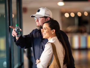 Former Houston Astros first baseman Jeff Bagwell talks to the local media about his selection to the Baseball Hall of Fame in his 7th year of eligibility during a news conference at Minute Maid Park, Monday January 23, 2017.
