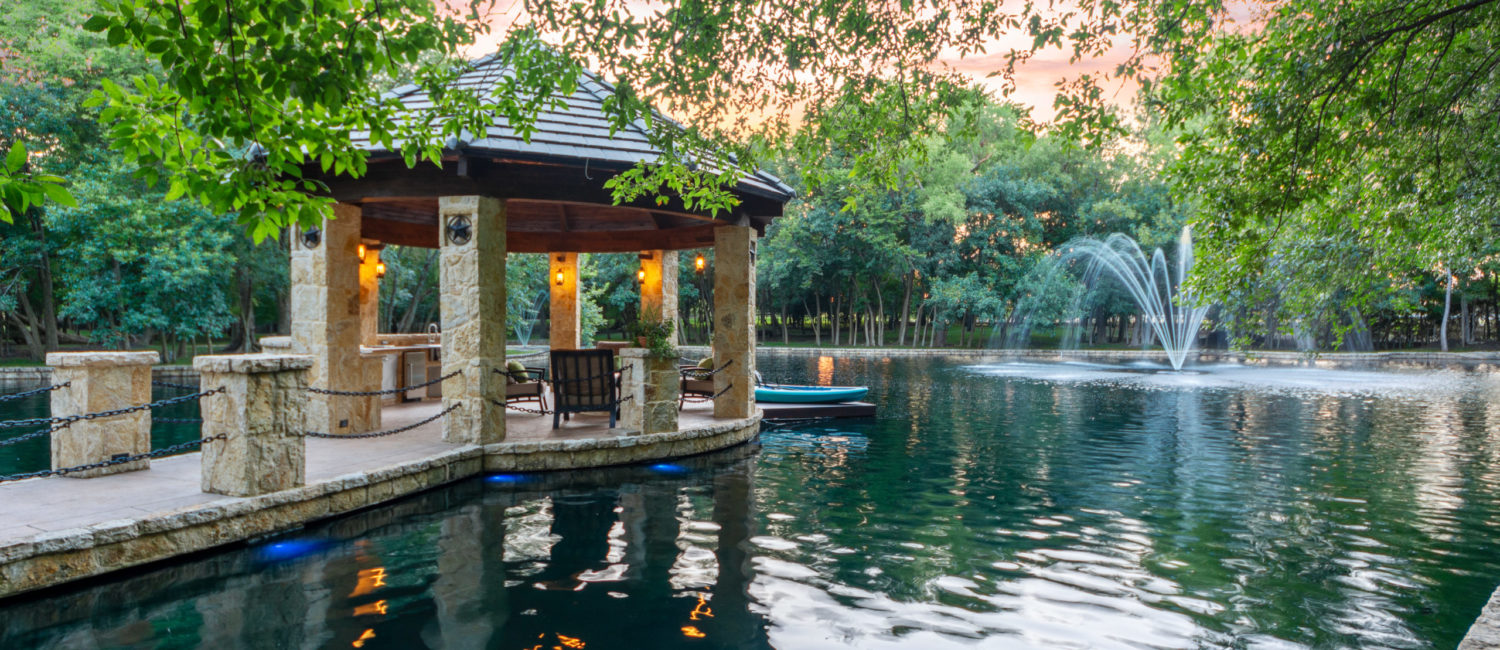 The 18-acre estate in Lucas