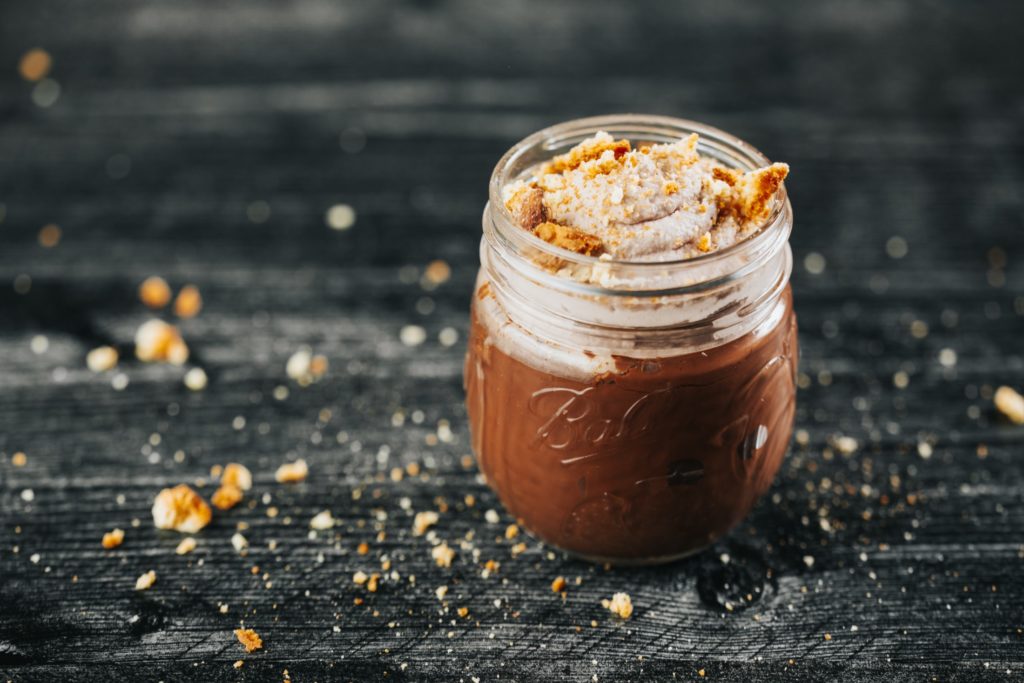 The chocolate pot de creme is on the dessert menu at Encina. (Photo by Kathy Tran)