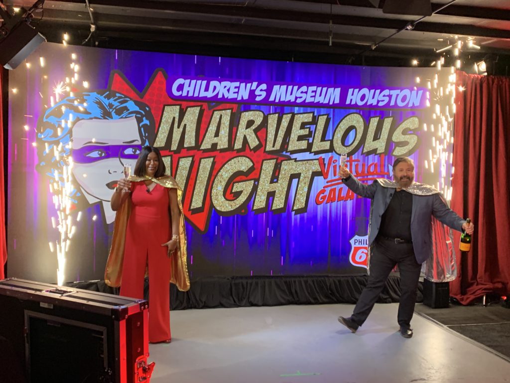 Deborah Duncan and Ernie Manouse emcee the Children's Museum Houston virtual gala that brought in more than $700,000.