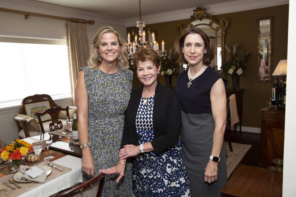 Danette Mozisek, Debby Leighton, Mary Maxey at the Barbara Bush Houston Literacy Foundation virtual luncheon benefiting the Ladies for Literacy Guild. (Photo by Jenny Antill)