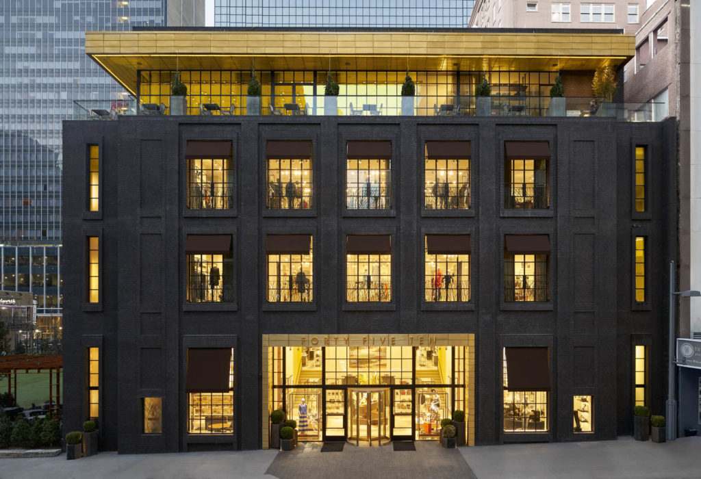 Forty Five Ten's Main Street facade.