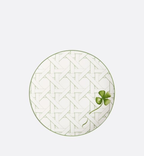 The new dinnerware from the Cannage Provence collection of Dior Maison