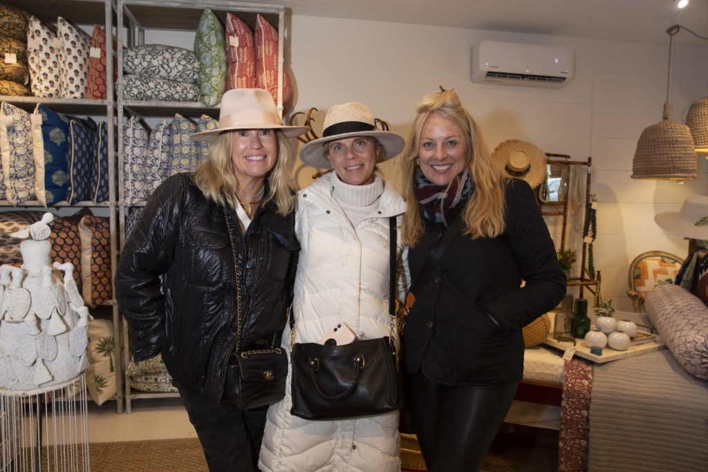 Shoppers in Round Top stop in at Courtney Barton's new outpost, during the Round Top Antiques Fair.  (Photo by Jenny Antill Clifton)