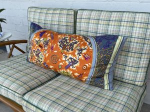 RoKi Design ☀️ creates custom silk scarves & upcycled accessories & apparel made with vintage luxury materials.