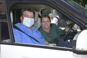 Charles Thompson and AVDA Board Member Bethany Andell