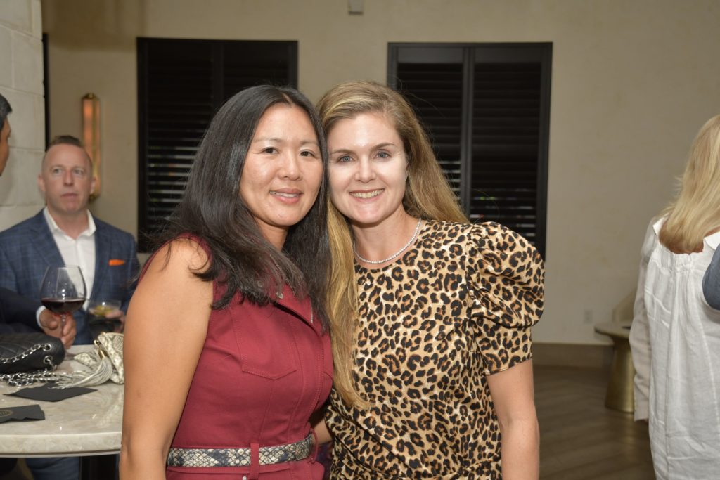 AVDA supporters Julie Kuo, Meredith Marshall (Photo by Jerry Klumpp)