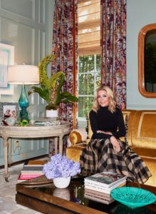 Jan Showers, Jan Showers & Associates, in the Lady’s Study she designed (Photo by Jonathan Zizzo)