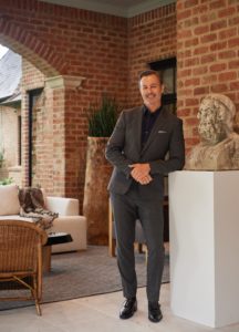 Kevin Spearman, Kevin Spearman Design Group, in his Covered Veranda (Photo by Jonathan Zizzo)