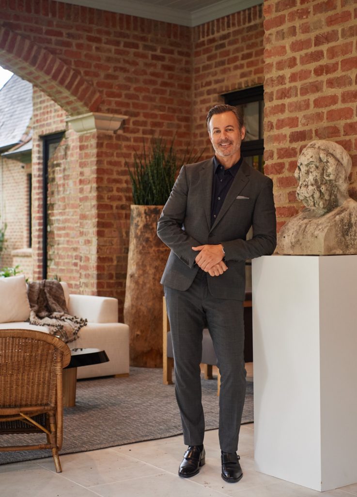 Kevin Spearman, Kevin Spearman Design Group, in his Covered Veranda (Photo by Jonathan Zizzo)
