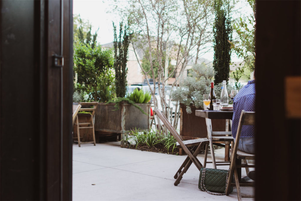 Barcelona Wine Bar's charming outdoor patio. (Courtesy of Barcelona Wine Bar)