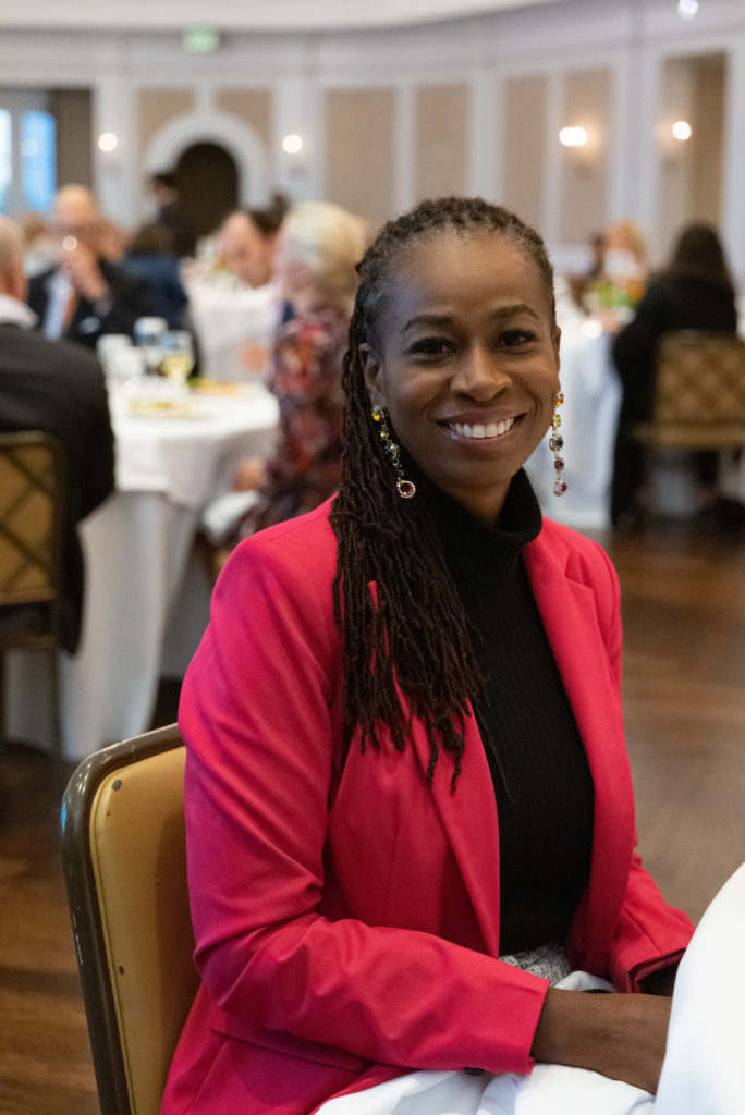 Latisa Muhammad at the Houston Hospice Laura Lee Blanton Community Spirit Award dinner. (Photo by Daniel Ortiz)