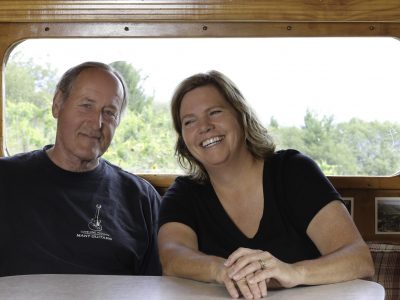 Les Behrens and Lisa Drinkward, the owners of Behrens Family Winery. (Courtesy The Oak & Priest Wine Co.) 