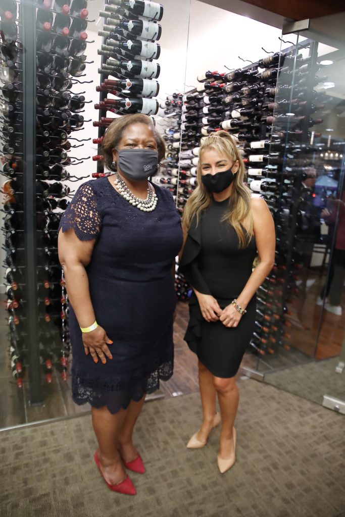 Mary Benton and Coco Dominguez at the grand opening of Casa Do Brasil (Photo by Quy Tran Photography)