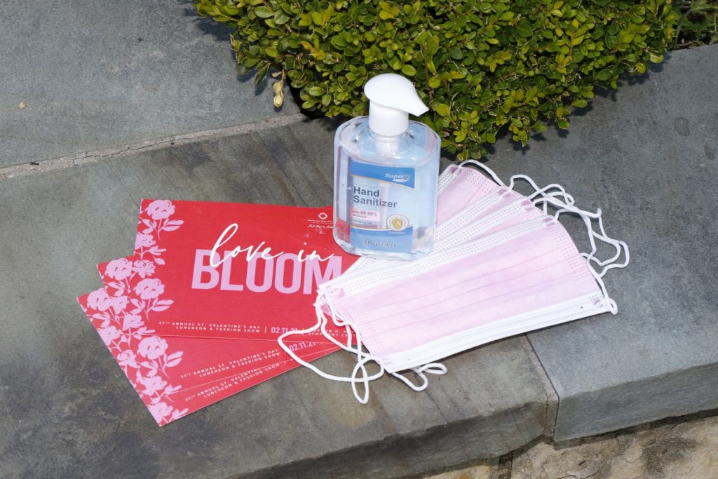 Masks and Hand Sanitizer Station (Photo by Dana Driensky)