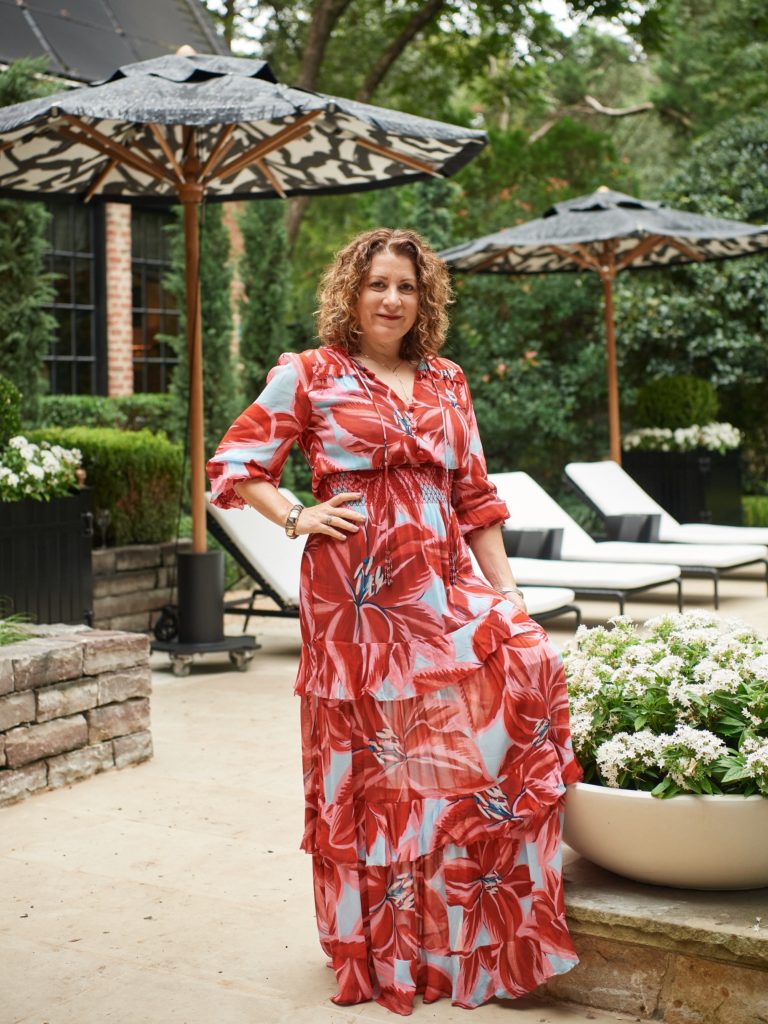 Melissa Gerstle, Melissa Gerstle Design, in her Magari Garden (Photo by Jonathan Zizzo)