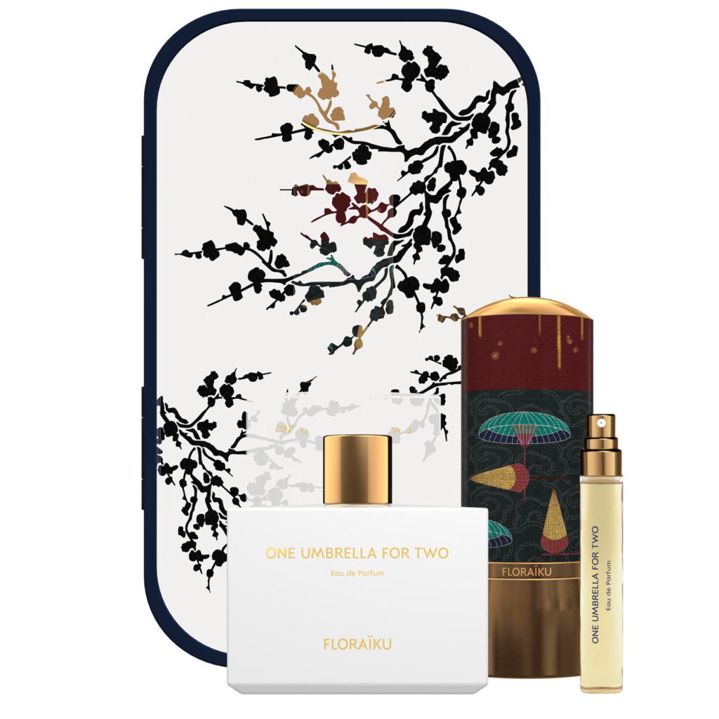 Floraiku’s enchanting One Umbrella For Two Perfume Set.
