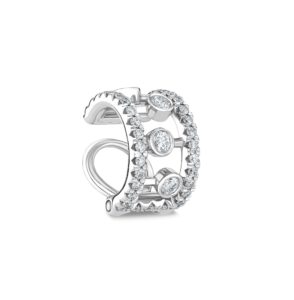 De Beers Jewellers’ Dewdrop ear cuff is a playful addition to the collection.