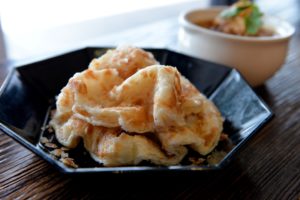 Roti with Curry Chicken Dip 01 by Dragana Harris