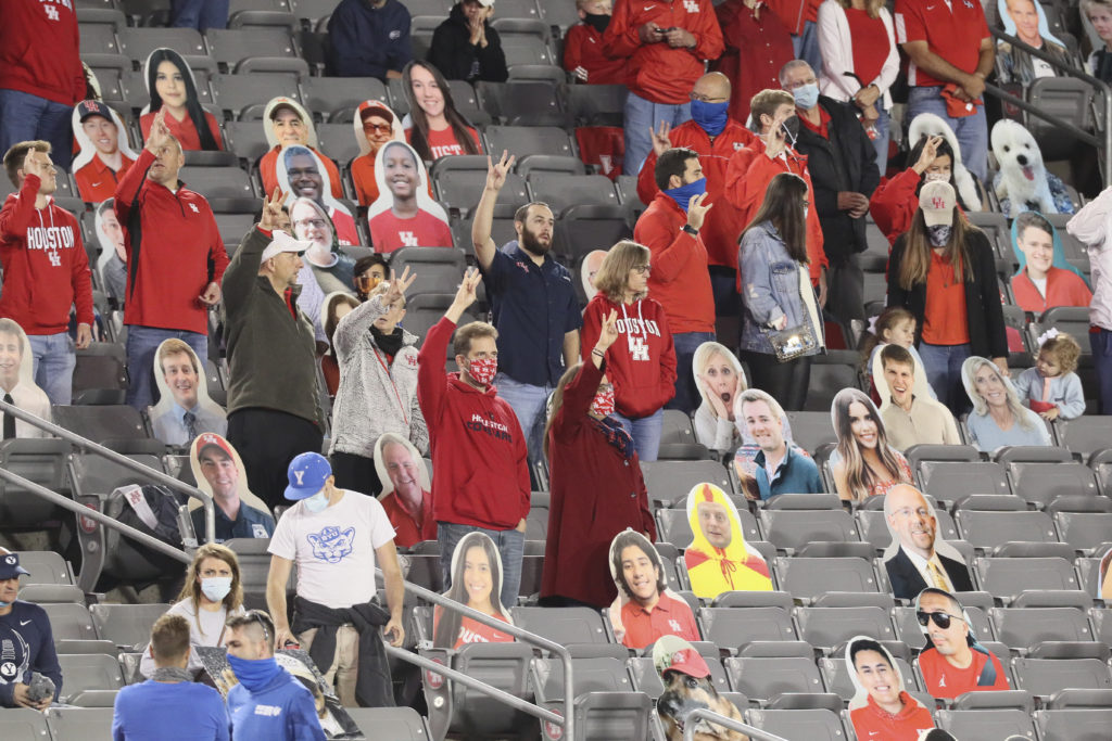 The University of Houston is allowing 25 percent capacity socially distanced crowds at its home football games. (Courtesy UH Athletics)