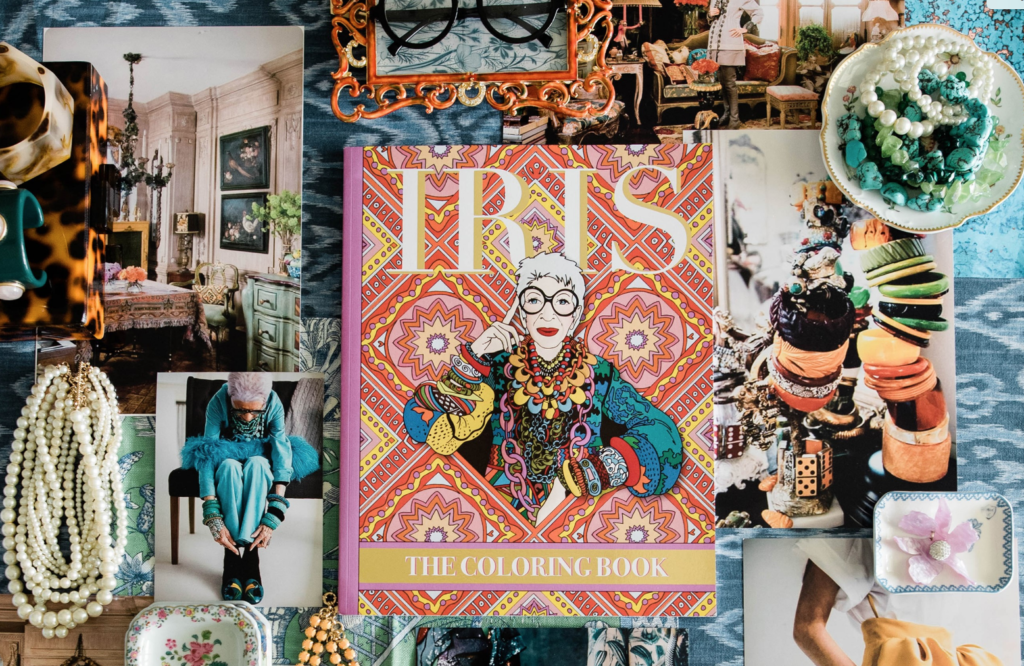 University of Texas students create a coloring book starring style icon Iris Apfel.