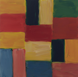 Iconic American painter Sean Scully is in the notable roster of Dublin dealer Kerlin Gallery. Shown: Scully’s “Wall Red Red,” 2020. Check the Culture Place website during Four x Five to see if Kerlin will feature any Scully canvases.