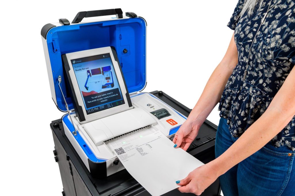 Tarrant County Elections voting machines are ready to count your vote.