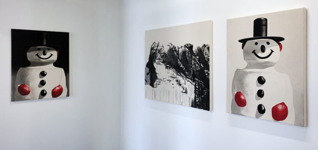 William Burton Binnie’s installation at Bemis Center for Contemporary Arts, Omaha, Nebraska. Known in Texas art circles for his role as a co-founder of the Beefhaus collective, Binnie bears watching in the booth of Keijsers Koning, during Four x Five at Dallas Art Fair Projects.