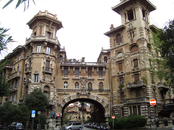 Palazzi degli Ambasciatori, Rome's first gated community, is included in Andrew Kranis' tour of architect Gino Coppedè's Rome.