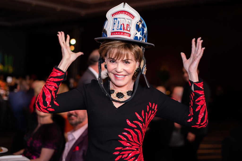 Honoree Hallie Vanderhider at the Red Hot Gala benefitting the Houston Firefighters Association at the Royal Sonesta Hotel (Photo by Michelle Watson CatchlightGroup.com)