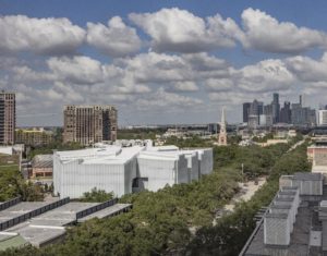 1. The Nancy and Rich Kinder Building at the Museum of Fine Arts, Houston, from above. (Photo by Richard Barnes, Courtesy of the Museum of Fine Arts, Houston)