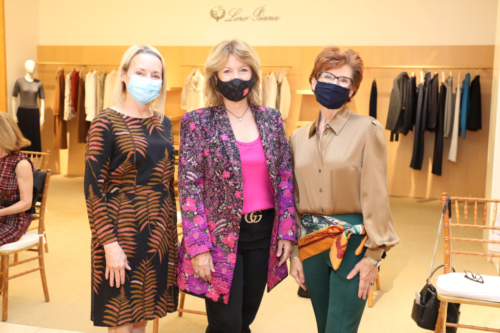 Darlene Clark, Dodi Willingham, Maggie Austin at the Houston Symphony League Fall Luncheon