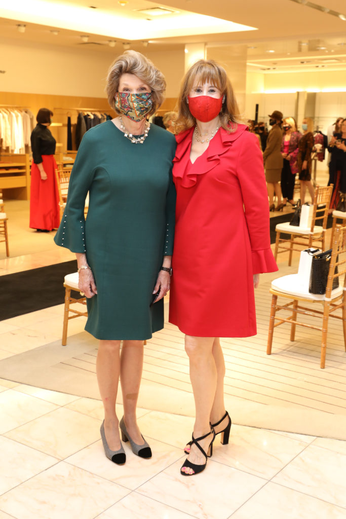 Lilly Andress, Vicki West at the Houston Symphony League Fall Luncheon held at Neiman Marcus
