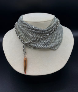 Cary OKeefe Jewelry -Chainmaille Bullet chocker necklace
